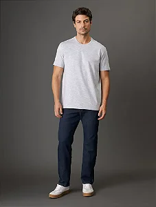 Calça Jeans Masculina Reta Cintura Média Calvin Klein Azul Marinho