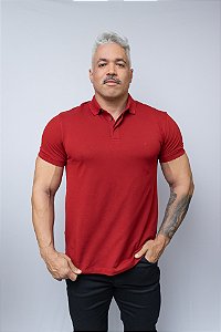 Polo Aramis Masculina Piquet Vermelho