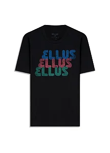 Camiseta Ellus Classic Preto Retro