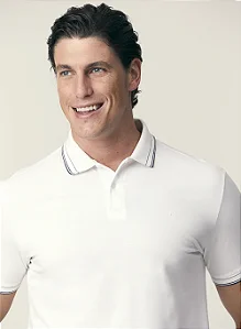 Polo Slim Básica Friso Masculina Individual