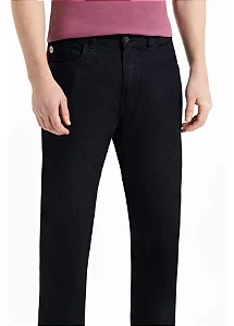 Calça Ellus Jeans Masculino First Blue Straight 35 Amaciado