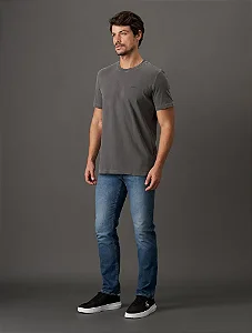 Camiseta Masculina Ski Back Frame Calvin Klein Jeans Verde Militar