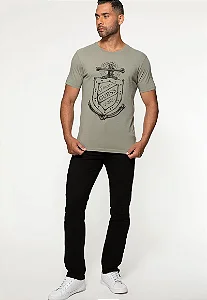 Camiseta Âncora GUESS 1981 Verde
