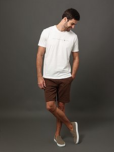 Camiseta Calvin Klein Jeans Masculina Off White
