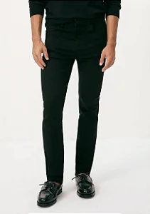 Calça Jeans Masculina Skinny Soft Touch Preto