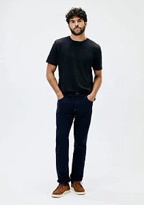 Calça Jeans Masculina Slim Soft Touch  Azul