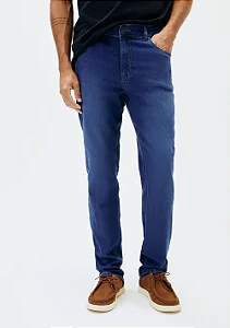 Calça Jeans Masculina Skinny Soft Touch Azul