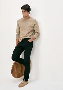 Calça Jeans Hering Masculina Slim Preto