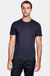 Camiseta Aramis Toque Seda Masculina Manga Curta Marinho