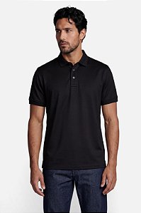 Camisa Polo Aramis Masculina Shirt Mercerized Interlock Preto