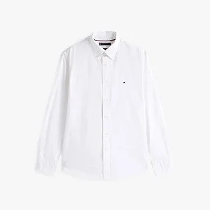 Camisa Tommy Hilfiger Flex Popeline Regular Fit