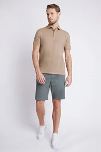 Polo Manga Curta Piquet Color Fendi