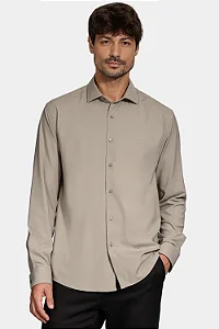 Camisa Aramis Manga Longa Slim Poliviscose de Bambu Com Stretch Fendi