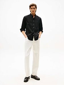 Camisa Tommy Hilfiger Masculina Regular Fit Core Flex Poplin