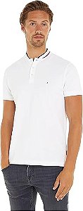 Polo Masculina Tommy Hilfiger Slim Fit Tipped Original Importada