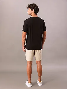 Camiseta Manga Curta Logo Calvin Klein Jeans Ny Preto