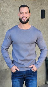 Sueter Masculino Garbanne Cinza