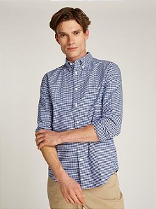 Camisa Tommy Hilfiger Heritage Oxford Gingham Manga Longa