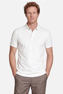 Camisa Polo Aramis Piquet Color Fix Off White