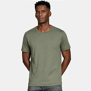 Camiseta Masculina Aramis Pima Premium Verde Original