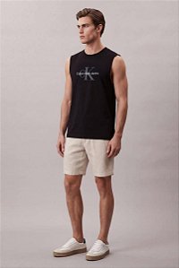 Regata Masculina Logo Re Issue Calvin Klein Jeans Preto