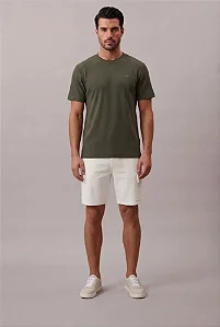 Camiseta Calvin Klein Piquet Verde Militar