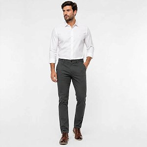 Calça Skinny Algodão Egipcio Chumbo Moveex
