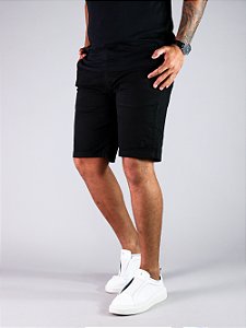 Bermuda Sarja Preta Bruder