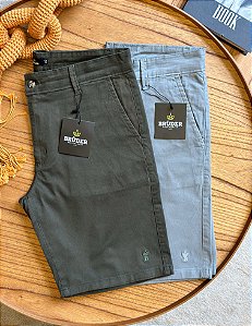 Kit Bermuda Sarja - Verde e Cinza Claro Bruder