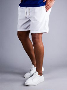 Shorts Linho Branco Bruder