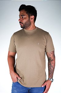 Camiseta Texturizada Bege Bruder