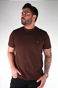 Camiseta Texturizada Marrom Bruder