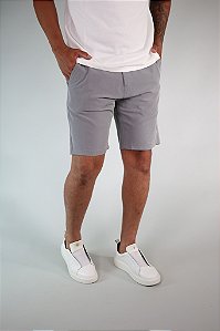 Bermuda Tec Cinza Claro Bruder