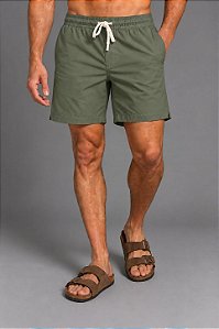 Shorts 100% Algodão Verde Bruder
