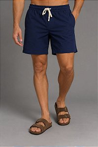 Shorts 100% Algodão Marinho Bruder