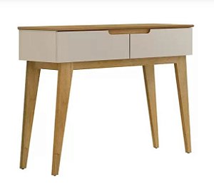 Aparador 2 Portas Basculantes Cinamomo/Off White Belíssima Valdemóveis