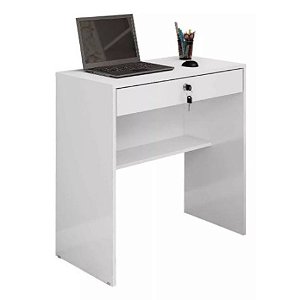 Escrivaninha com Gaveta e Chave Andorinha Branco JCM