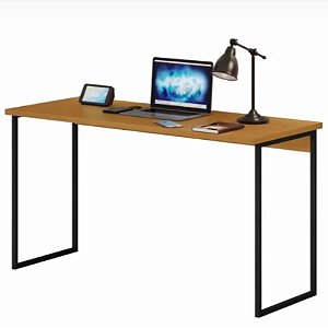 Escrivaninha com Estrutura Metálica Preta Mega Cinamomo JCM