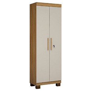 Multiuso 2 Portas Cinamomo/Off White Asteca Valdemóveis