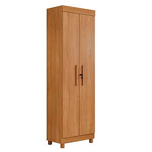 Armário Multiuso Benetil New Roma 2 Portas com Chave Cinamomo