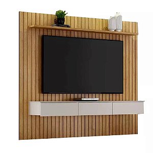 Home Suspenso Maceió para TV até 75” Cinamomo/Off White Valdemóveis