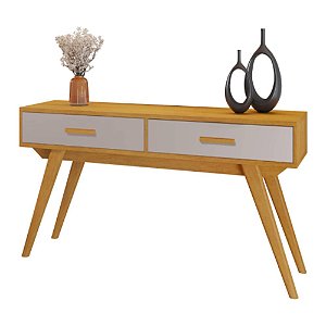 Aparador com 2 Gavetas Leal Cinamomo/Off White JCM Móveis