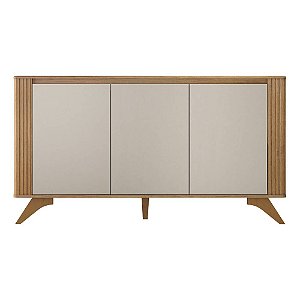Buffet 3 Portas Cinamomo/Off White Pampulha Valdemóveis