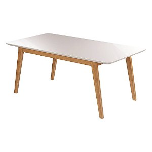 Mesa 1,60m Elegance Cinamomo/Off White JCM Móveis