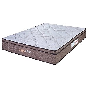 Colchão Casal Queen Magnético 198X158X26 com Massageador Aplause Smart Marrom Paropas