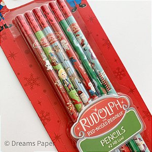 Kit Lápis de Escrever - Rudolph