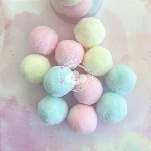 Pompons Candy Color 3cm
