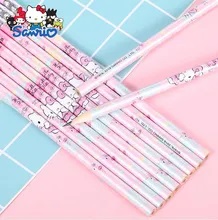 Lápis Rosa Perolado Hello Kitty