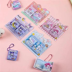 Kit 2 Mini Caderninhos Turma da Hello Kitty