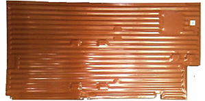 ASSOALHO SALÃO KOMBI 1957 A 1996 - LADO DIREITO ESTRIGUARÚ